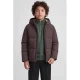 JACK & JONES JUNIOR pufferjas – bruin