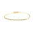 Luxenter Briljant Zirkonia armband afgewerkt in 18K geel goud – Kayla