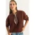 Crew Neck Geribbelde Sweatshirt met Sjaal Accessoire Detail