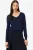 Lacoste Dames Trui donkerblauw, Effen