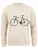 Cotton Prime Sweatshirt ‘Bike-Fahrrad’  beige / zwart