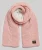 Gebreide Sjaal met Kabelpatroon Roze