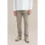 We Fashion 5-pocket Mid Waist Light Brown