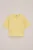 WE Fashion – Meisjes T-shirt met embroideries – Oversized – Lichtgeel – Katoen –
