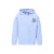 Retour Jeans hoodie met backprint – lichtblauw