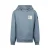 No Way Monday rechtvallende hoodie met backprint – blauw