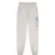 Malelions Women Sherpa Applique Match Sweatpants | Grey Melange