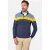 Babista regular fit gestreepte polo +FIT Collectie Plus Size – blauw
