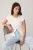 TRENDYOLMİLLA Dames Ecru Effen Kort Getailleerd Blouses