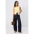 TRENDYOLMİLLA Dames Geel Effen Mouwloos Getailleerd Blouses