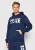 Nike Heren Sportswear Fleece Hoodie in Navy