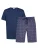 Mey Pyjama kort ‘Tie Minimal’  donkerblauw