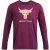 Under Armour Heren T-shirt met lange mouwen Project Rock Brahma Bull (Paars)
