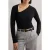 Reiss Asymetric Long Sleeve Black