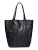 Roberta M Zwart Rundleer Tas