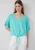 s.Oliver linnen top turquoise