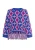 IZIA Jumper Dames BLAUW ROZE WIT