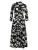 MADELEINE Blousejurk  zwart / wit