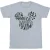 Disney Dames/Dames Mickey Mouse Animal Cotton Boyfriend T-shirt (Sportgrijs)