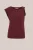 WE Fashion – Dames jersey top met gouden accenten – Regular fit – Bordeauxrood – Viscose –