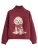 Next Trui ‘Christmas Dog’  gemengde kleuren / wijnrood