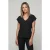 Scotch & Soda Slub V-neck T-shirt Black