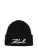 Karl Lagerfeld Muts  zwart / wit