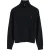Marineblauwe trui met ritssluiting en geborduurd Rigby Go-logo