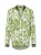 Franco Callegari Blouse  nachtblauw / olijfgroen / wit