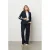 &Co Woman straight regular waist broek donkerblauw