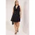 Trendyol Curve Dames Zwart Effen Kort / Mini Mouwloos Zakelijk Blazer Jurk Grote maten Jurk