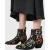 AllSaints Jane Buckle Boot Leppo Brown/black
