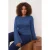 Trendyol Curve Dames Blauw Effen Lang Getailleerd Grote maten Blouses