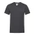 Fruit of the Loom Heren Valueweight V Neck T-shirt (Donkere Heide Grijs)