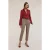 Motivi Regular Fit Pants With Check Pattern Beige