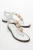 Giulia Leer Plat Sandaal (Women)