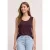 Jersey top met elastische zoom