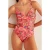 Boden Capri Cup-size Swimsuit Coral, Paradise Paisley