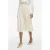 VILA plissé rok ecru