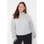 Trendyol Curve Dames Grijs Effen Lang Oversized Grote maten Sweatshirts