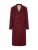 GOBI Cashmere Tussenmantel ‘Double-Breasted Long Coat’  bordeaux