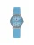 Lucardi Analoog horloge ‘Farbenfroh’  lichtblauw / zilver