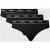HUGO String met logo in band in een set van 3 stuks