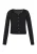 faina Gebreid vest  zwart