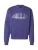 ALPHA INDUSTRIES Sweatshirt ‘Studio Edition Vibe’  donkerlila / wit