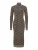 Vero Moda Tall Gebreide jurk ‘VMARIA’  lichtbruin / zwart