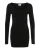 Vero Moda T-shirt Vmmaxi My Ls Soft Long U-neck Noos 10152908 Black Dames