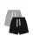MINYMO Broek ‘ MIBoys 2er-Pack ‘  grijs / zwart