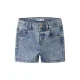 NAME IT MINI denim slim short met bloemen