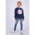 Vingino sweater met print – donkerblauw